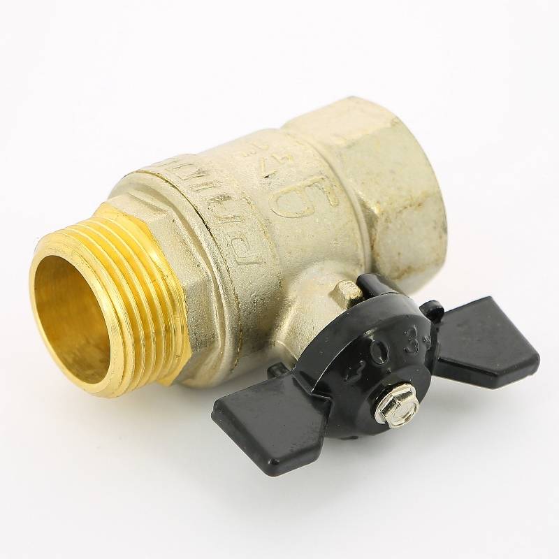 Кран шаровой LD Pride НВ 1 полнопроходной бабочка 47.302.25