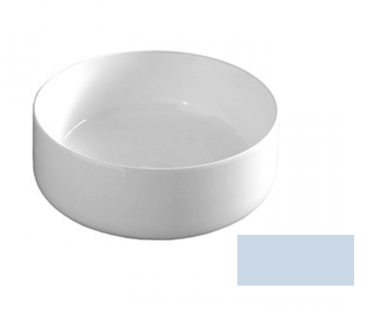 Раковина накладная Artceram Cognac 420x420x160 мм Pale Blue COL0016500