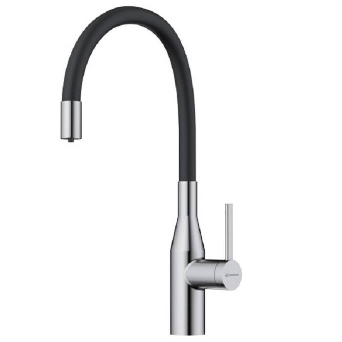 Смеситель для кухни OMOIKIRI Yatomi 2 Plus нержавеющая сталь/черный 4994344