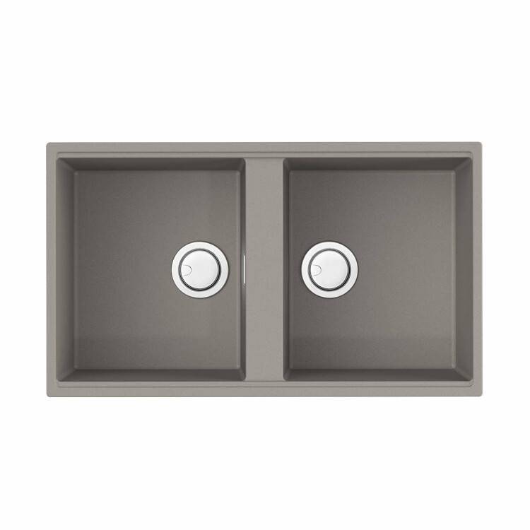 Кухонная мойка OMOIKIRI Kitagawa 84-2 836x488 мм Leningrad Grey 4993810