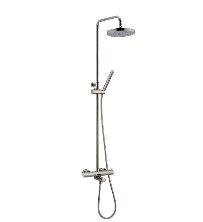 Душевая стойка Cisal Colonne Doccia со смесителем, термостатический, хром CVC8301021