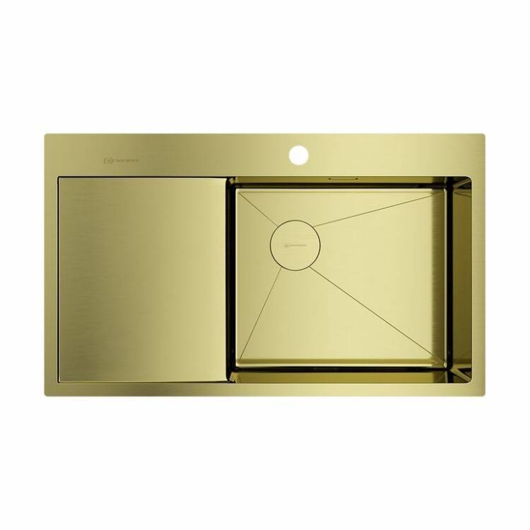 Кухонная мойка OMOIKIRI Akisame 86-R 860x510 мм светлое золото 4997046