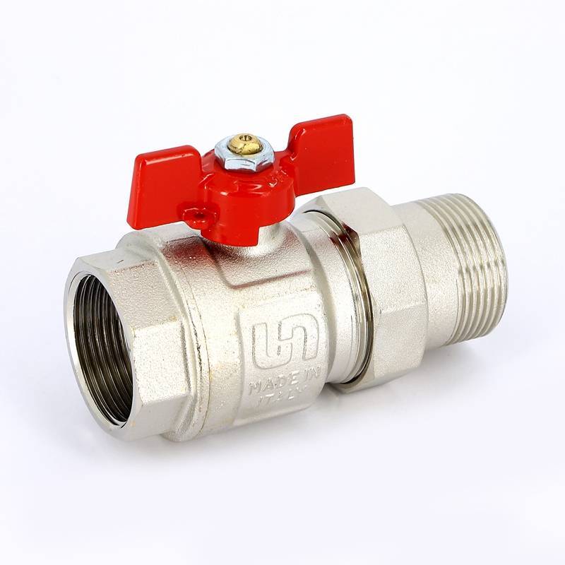 Кран шаровой Uni-Fitt 1 1/4 НВ полнопроходной бабочка с разъемным соединением 113T5000