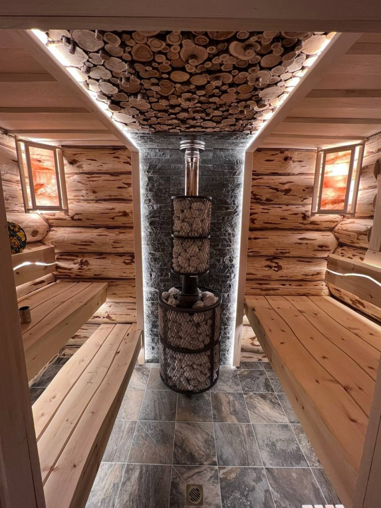 Печь для бани PROMetall Атмосфера L сетка нержавейка Ap0048