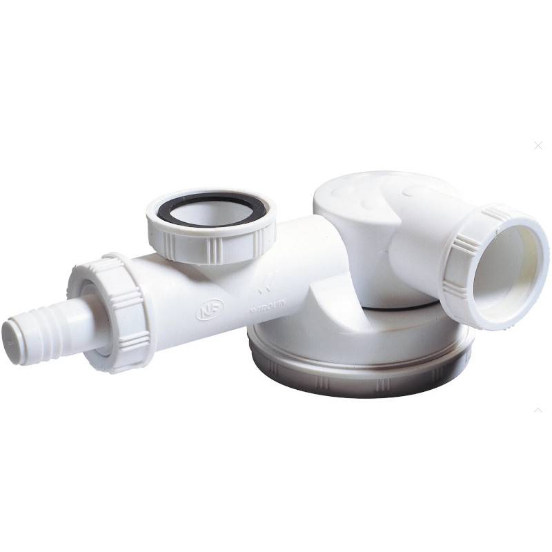 Сифон для мойки Wirquin Эспас 1 1/2х40 мм суперплоский без выпуска 30717975