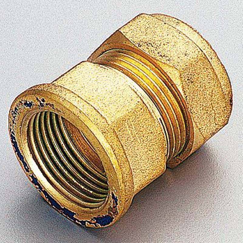 Муфта обжимная Tiemme 1100 10 мм х 3/8 ВР латунная 1000126