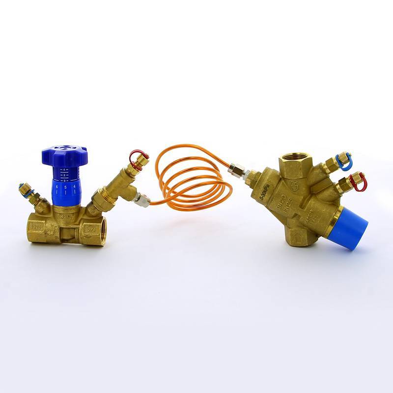 Комплект регулятора перепада давления CIM 767 и балансировочного клапана Cimberio 3/4 CIM 767L787ODP 34