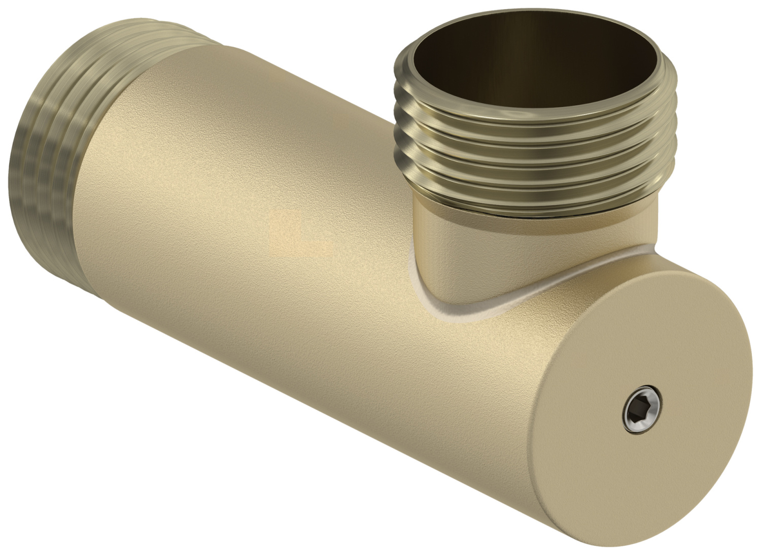 Уголок переходной с клапаном Сунержа НР G 1 - НР G 1 шампань матовая 022-1523-1010