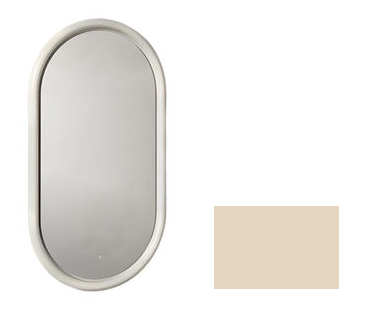 Зеркало Artceram Milano овальное 550x1000 мм с подсветкой рама Sand matt ACS019 59