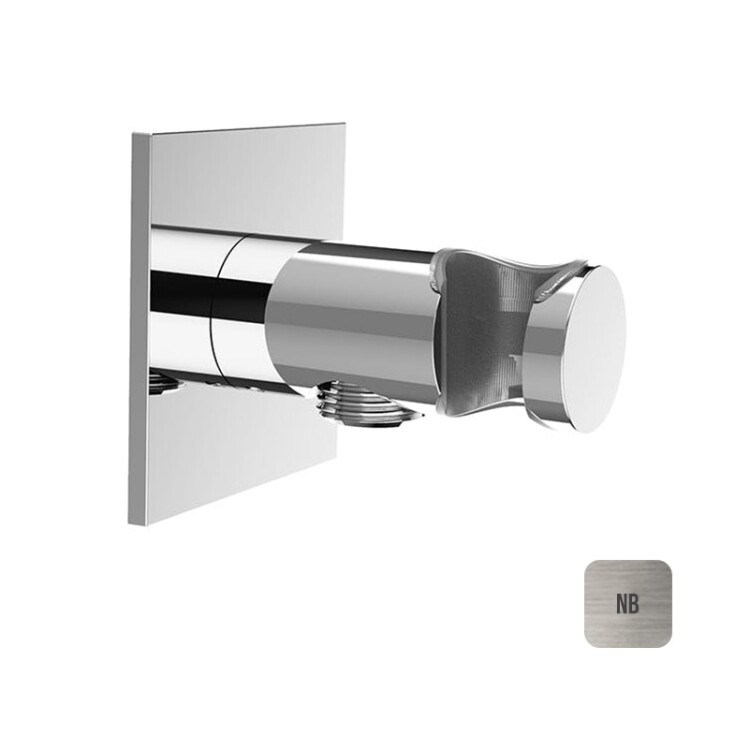 Шланговое подсоединение с держателем Almar Showers Accessories Brushed Nickel E095039NB
