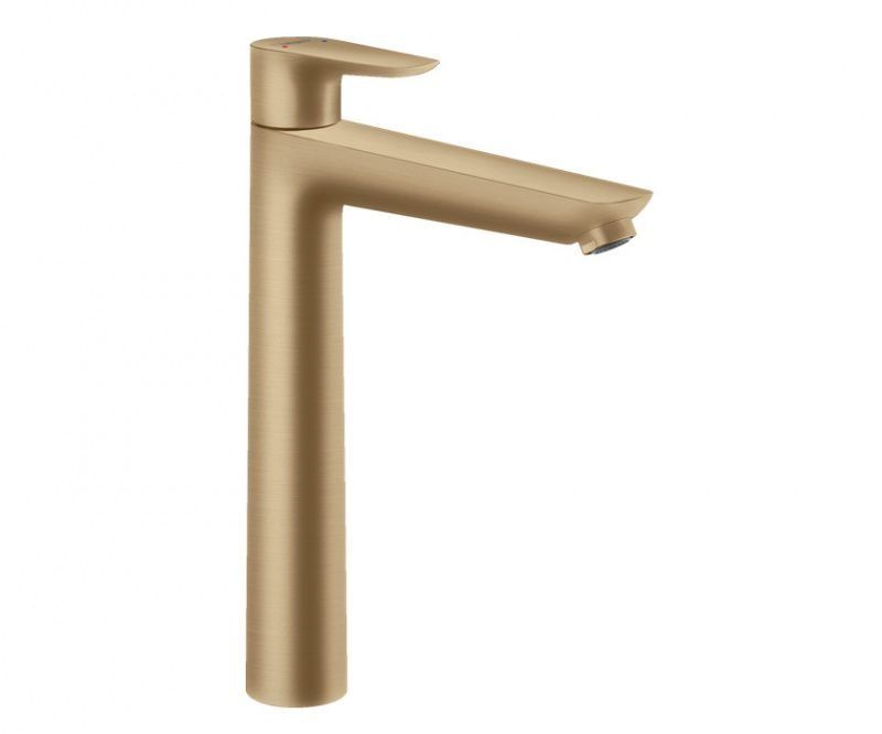 Смеситель для раковины Hansgrohe Talis E 240 со сливным гарнитуром шлифованная бронза 71716140