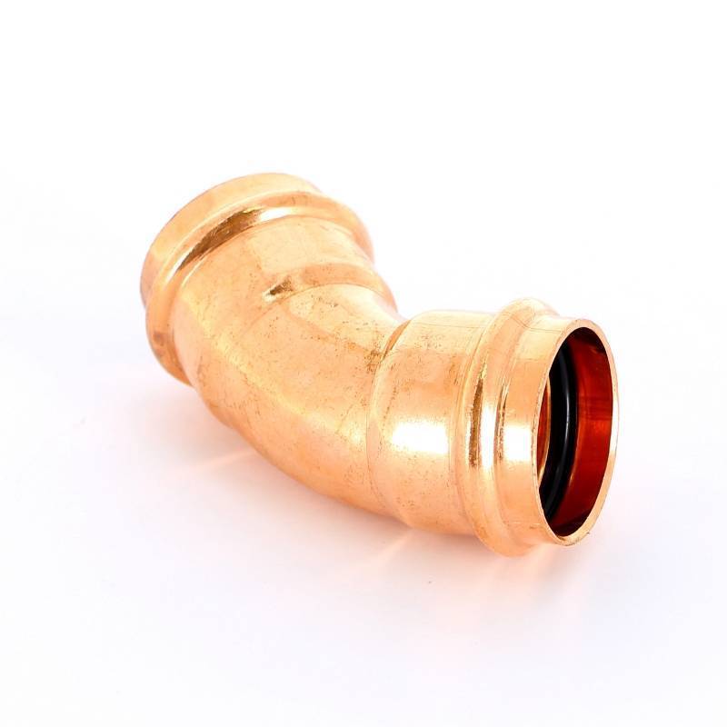 Угол 45° пресс IBP >B< Press 35 мм медь P5041 03500000