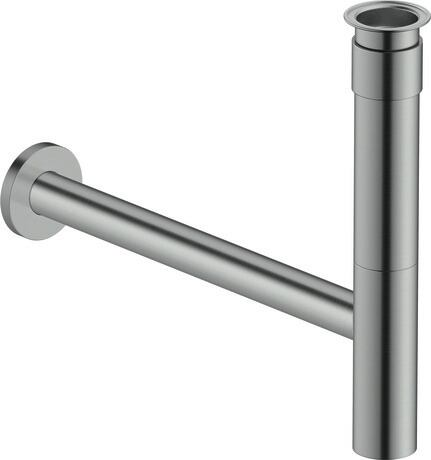 Сифон бутылочный Duravit для раковины Stainless steel Brushed 0050367000