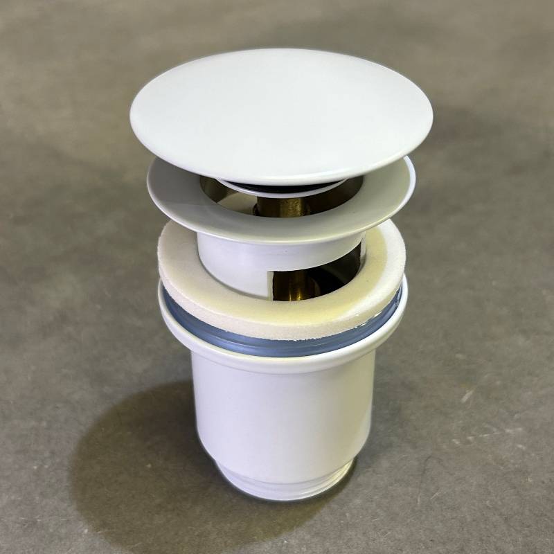 Донный клапан Arrowhead 1 1/4 80 мм с переливом белый 740006