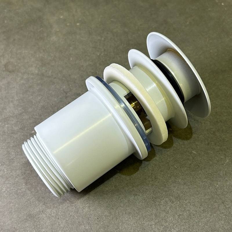 Донный клапан Arrowhead 1 1/4 80 мм с переливом белый 740006