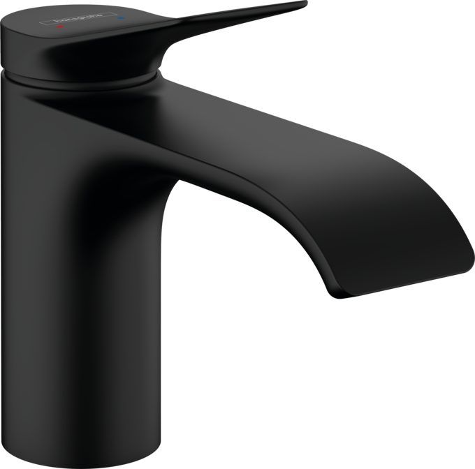 Смеситель для раковины hansgrohe Vivenis 80 матовый черный 75010670
