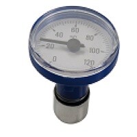 Термометр Giacomini для рукояток шаровых кранов 0-120°C красный R540FY002