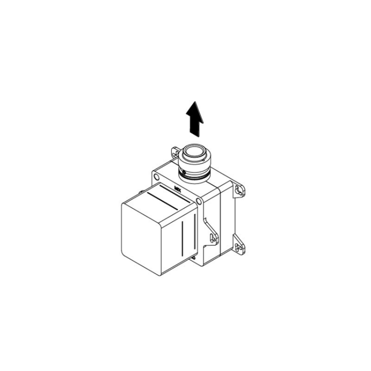 Внутренняя часть термостатического смесителя для душа Ritmonio PM0030G