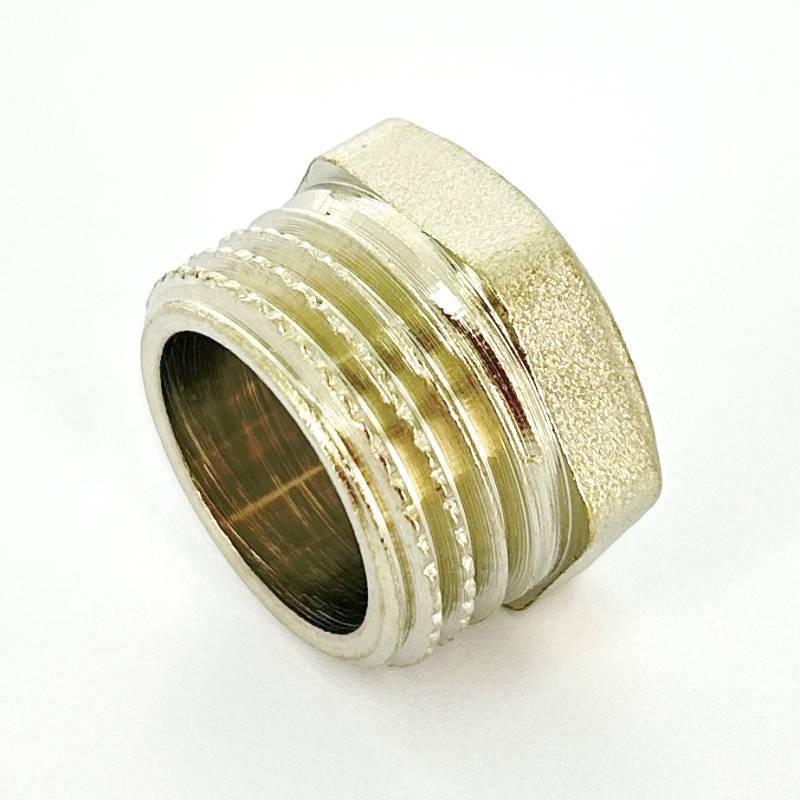 Заглушка LD Pride латунная никелированная 1/2 наружная резьба LD.67.505.15