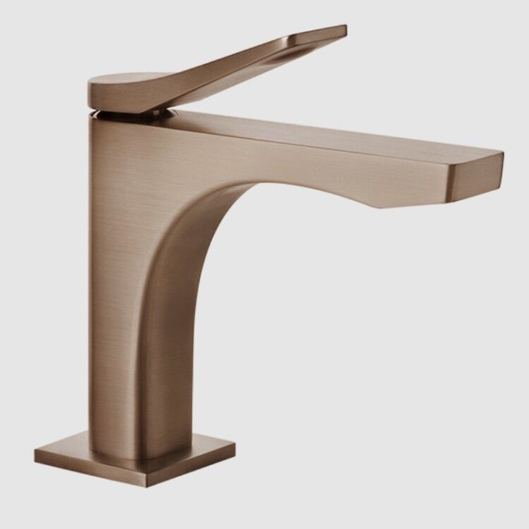 Смеситель для раковины Gessi Rilievo однорычажный Copper Brushed PVD 59002#708