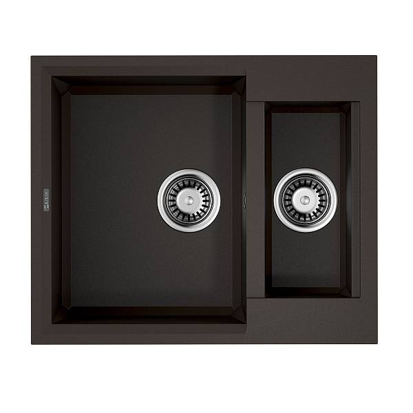Кухонная мойка Omoikiri Sakaime 60-2-DC Tetogranit 60x50 см темный шоколад 4993912