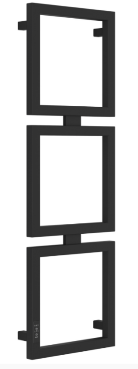 Полотенцесушитель электрический Сунержа Этюд E 1050x330 мм слева кабель черный матовый 31-0844-1030