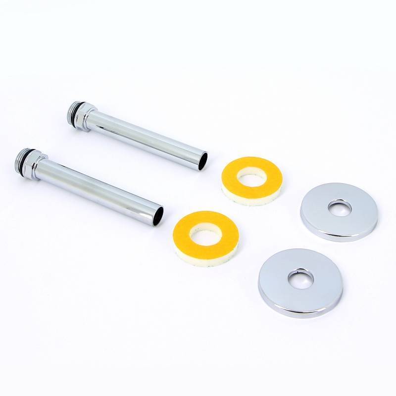 Комплект присоединительный Carlo Poletti 1/2 x 16 x 120 мм хром A54650B