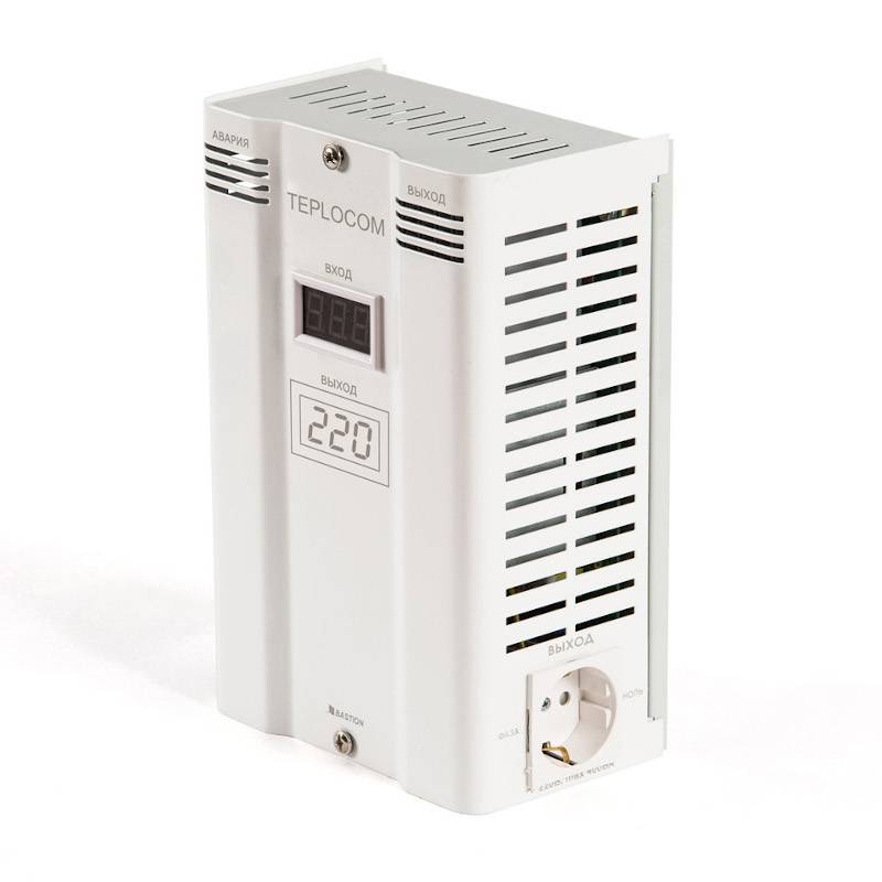 Стабилизатор напряжения Бастион TEPLOCOM ST-1500 INVERTOR инверторный 689