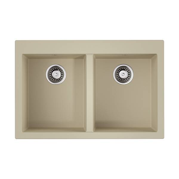 Кухонная мойка Omoikiri Bosen 80-2-BE Tetogranit 80x53 см ваниль 4993837