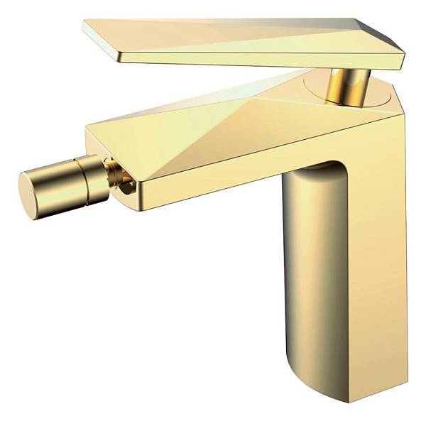 Смеситель для биде Boheme Venturo золото глянцевое 386