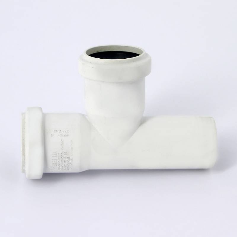 Тройник канализационный REHAU RAUPIANO PLUS 40/40/87° 123114