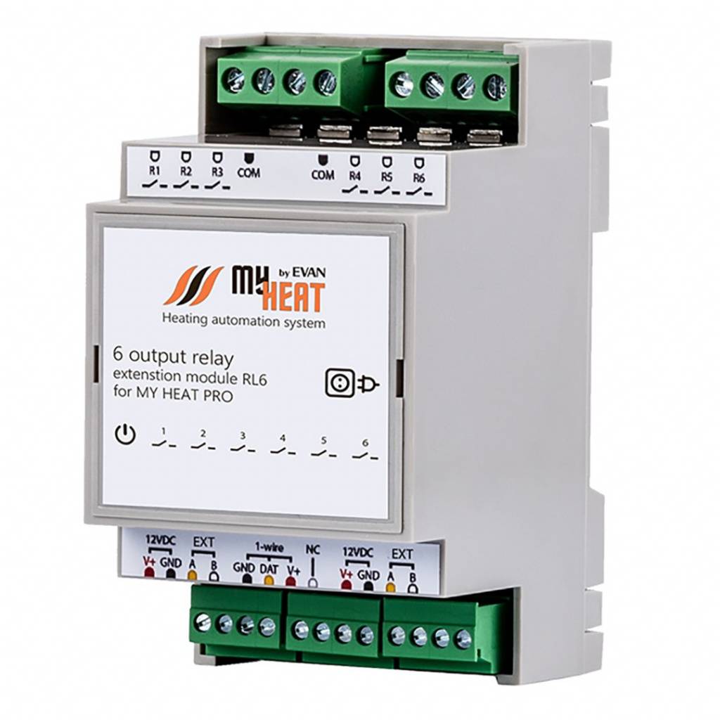 Релейный блок расширения MyHeat RL6 RL6