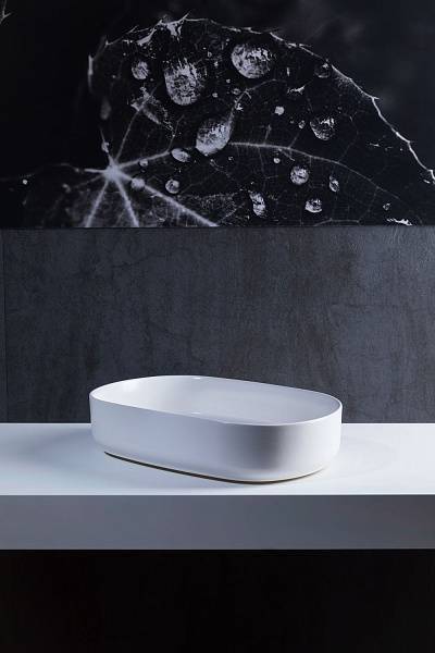 Раковина накладная Allen Brau Fantasy 55 см белый 4.11022.21