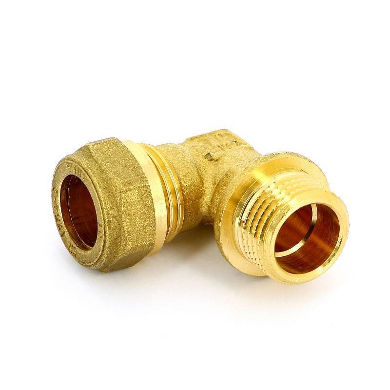 Угольник обжимной Tiemme 15х1/2 НР 1100015