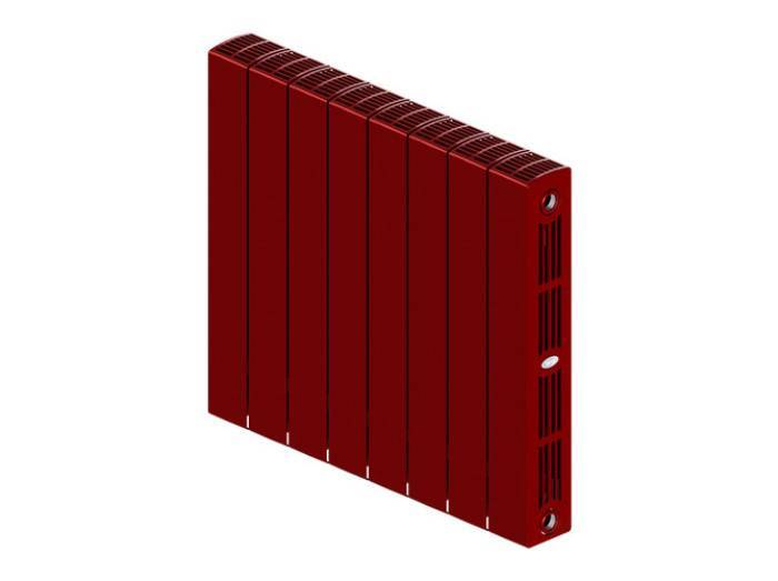 Радиатор биметаллический RIFAR SUPReMO 500 8 секций боковое подключение бордо 11438