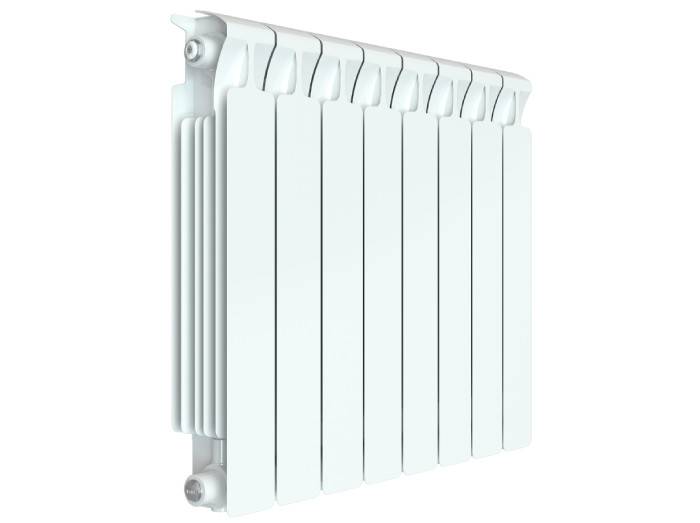 Радиатор биметаллический RIFAR Monolit 500 8 секций боковое подключение белый R-MN-500-08 RAL 9016