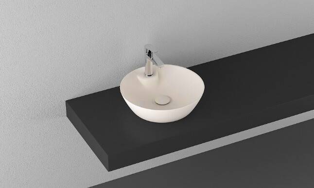 Раковина ISVEA SistemaY Soft 450х450х120 мм слоновая кость матовая 10SY65045SV2K