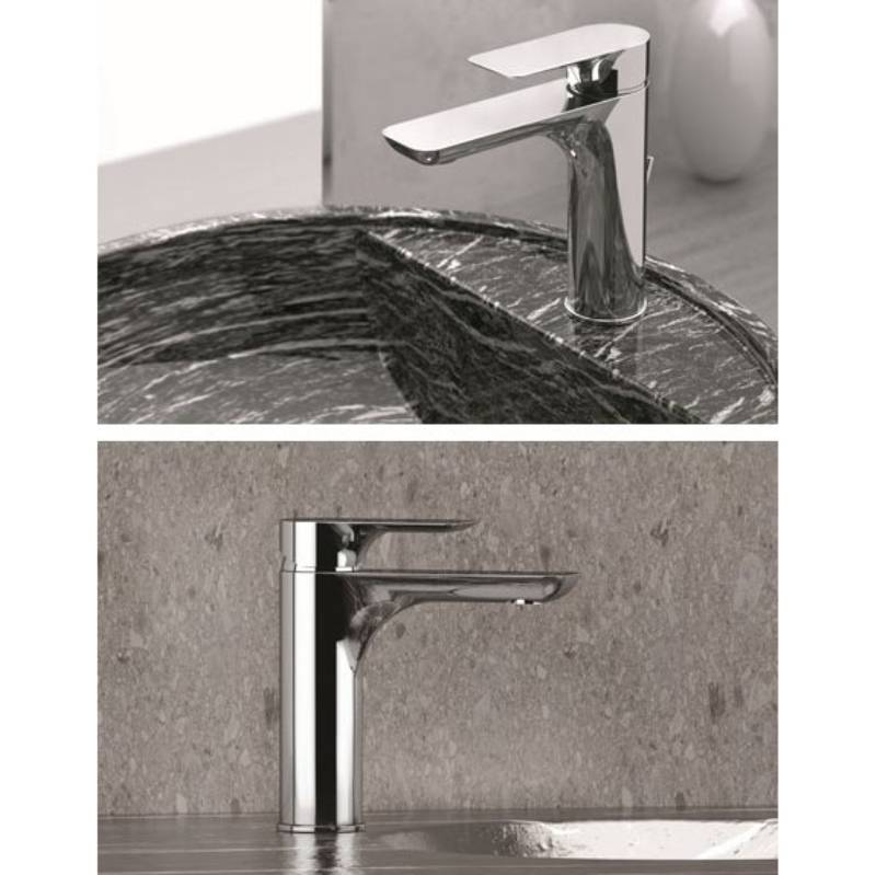 Смеситель для раковины Remer Infinity с донным клапаном хром I10