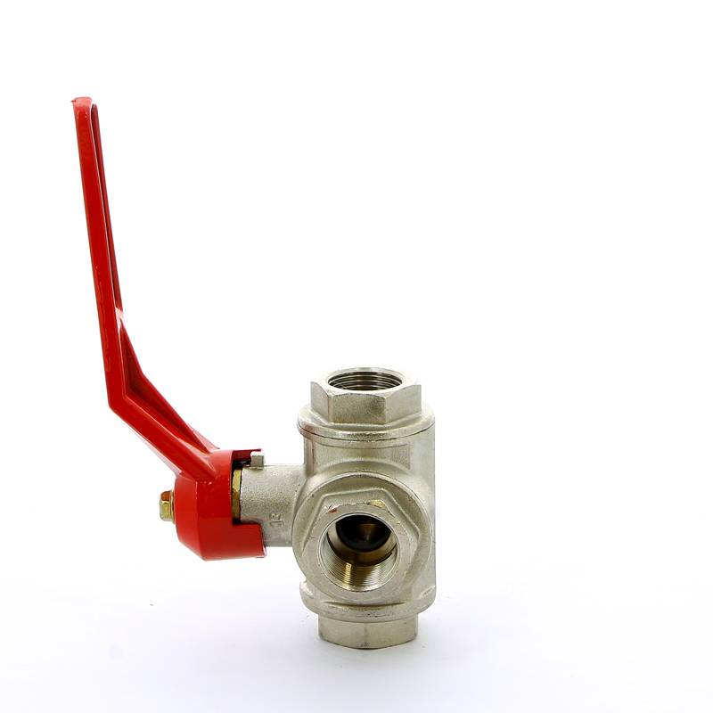 Кран шаровой трехходовой ITAP 128 L-порт рычаг 3/4 ВВ 1280034L