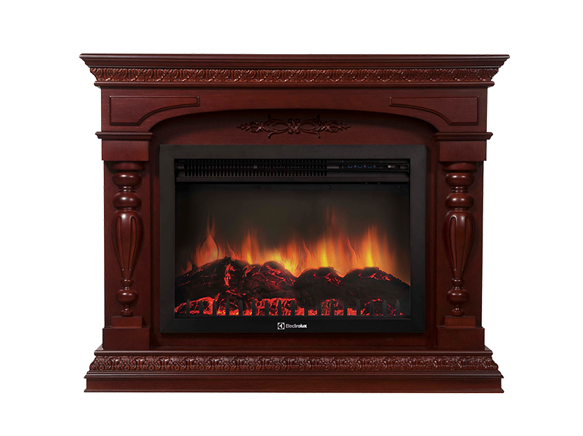 Портал для электрокамина Firelight Perfetto R 30 шпон красное дерево НС-1120477