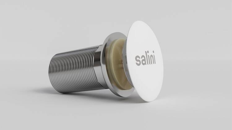 Донный клапан для раковины Salini белый матовый 16121WM