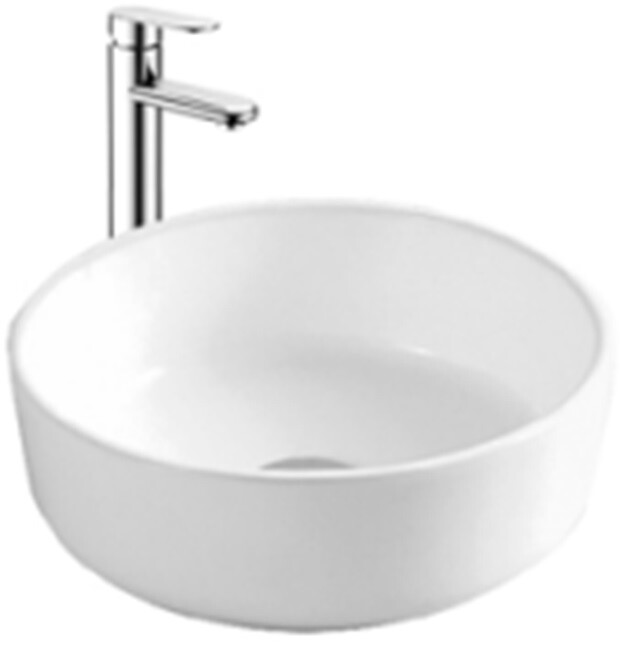 Раковина Splendy Bliss 400x400x125 мм без отверстия цвет белый BL10540T0NW