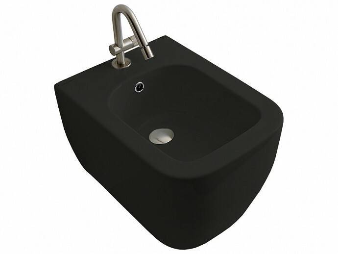 Биде подвесное Scarabeo Teorema 2.0 360х520х310 мм Lava BIOKER 5127/37BK