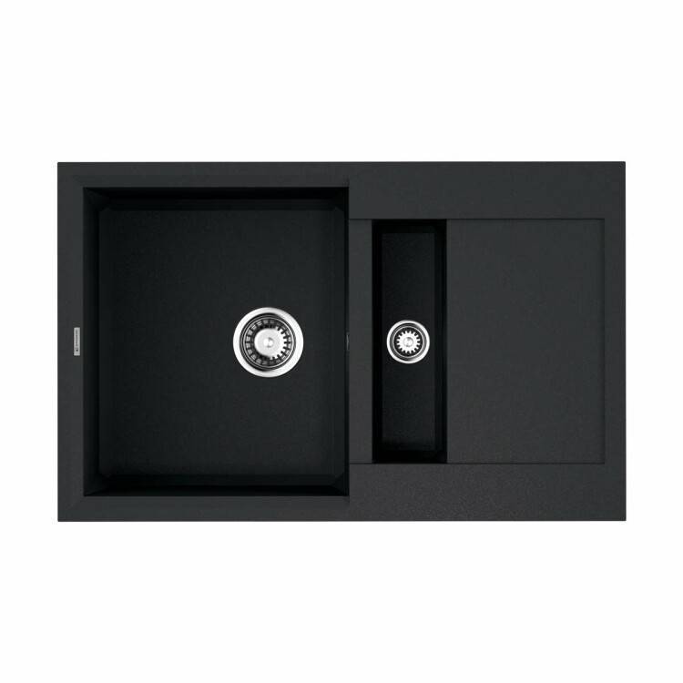 Кухонная мойка OMOIKIRI Sakaime 780-2 780x500 мм 2 чаши черный 4993114