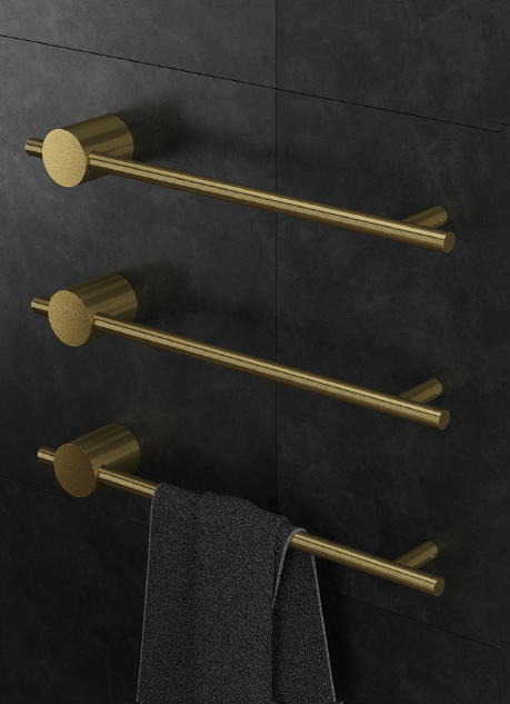 Полотенцесушитель электрический Broner Bruno 60x600 мм сухой ТЭН левое подключение цвет Gunmetal NFBR0070600000PLGN
