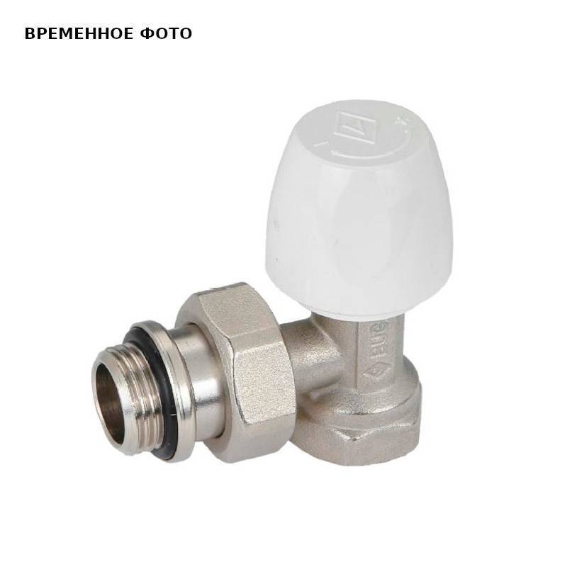 Вентиль ручной угловой быстрого монтажа General Fittings Dallas 8803P 3/4 НВ с разъёмным соединением 8803P005