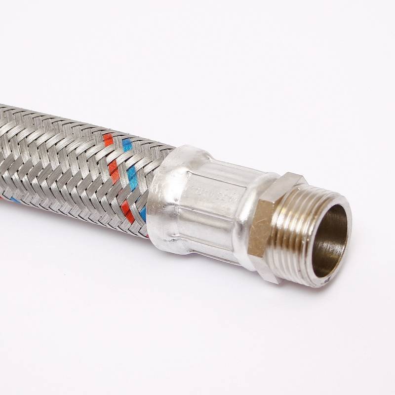 Гибкая подводка антивибрационная Uni-Fitt НВ 1 угловая 80 см DN 25 оцинкованная сталь 505S4408