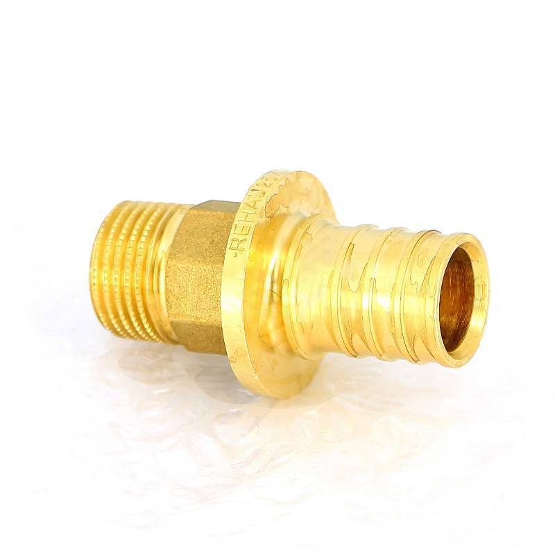 Муфта надвижная REHAU Rautitan RX 25х3/4 с наружной резьбой бронза 13660571001