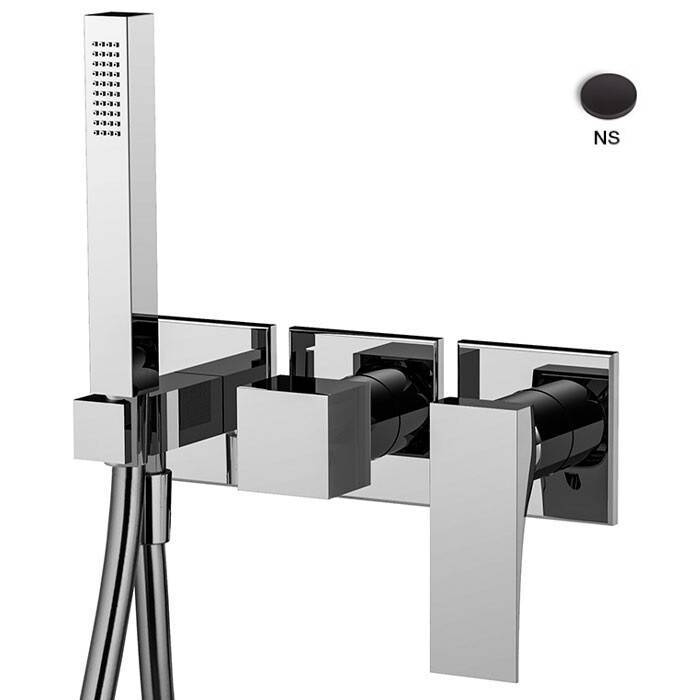 Смеситель для душа встраиваемый FIMA Carlo Frattini Zeta черный матовый F3989X8NS