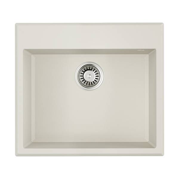Кухонная мойка Omoikiri Tedori 57 Tetogranit 57x51 см белый 4993983